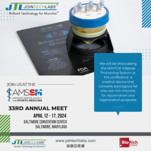 Jointechlabs, Inc. will be at the American Medical Society for Sports Medicine (AMSSM) Annual Meeting! We're privileged to back a platform that cultivates professional connections among sports medicine experts, driving the field forward with education, research, advocacy, and exceptional patient care. #AMSSMAnnualMeeting #SportsMedicineExcellence #Jointechlabs #AMSSMA2024