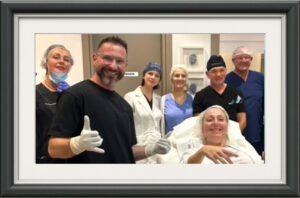 Why MiniTC: A photo of a patient after a MiniTC procedure